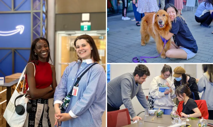 Grid of MDM students at events